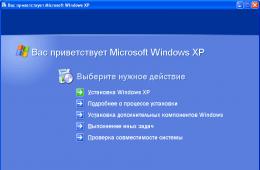 Windows XP update: how to reinstall the system without affecting installed programs and drivers