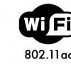 Wi-Fi 802.11 g 54 kbps.  Quali sono gli standard Wi-Fi e quale è meglio per uno smartphone.  Se hai un router o impostazioni diverse
